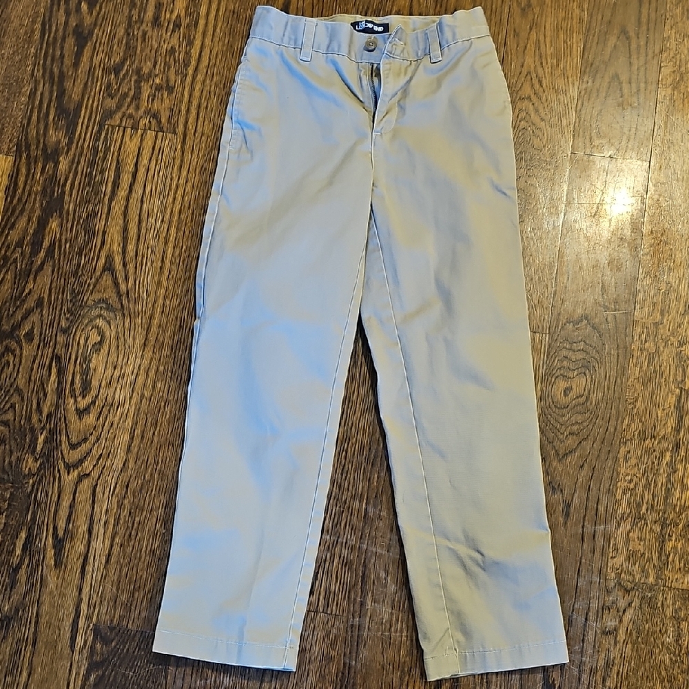 lands end boys khaki Pants - Light Tan